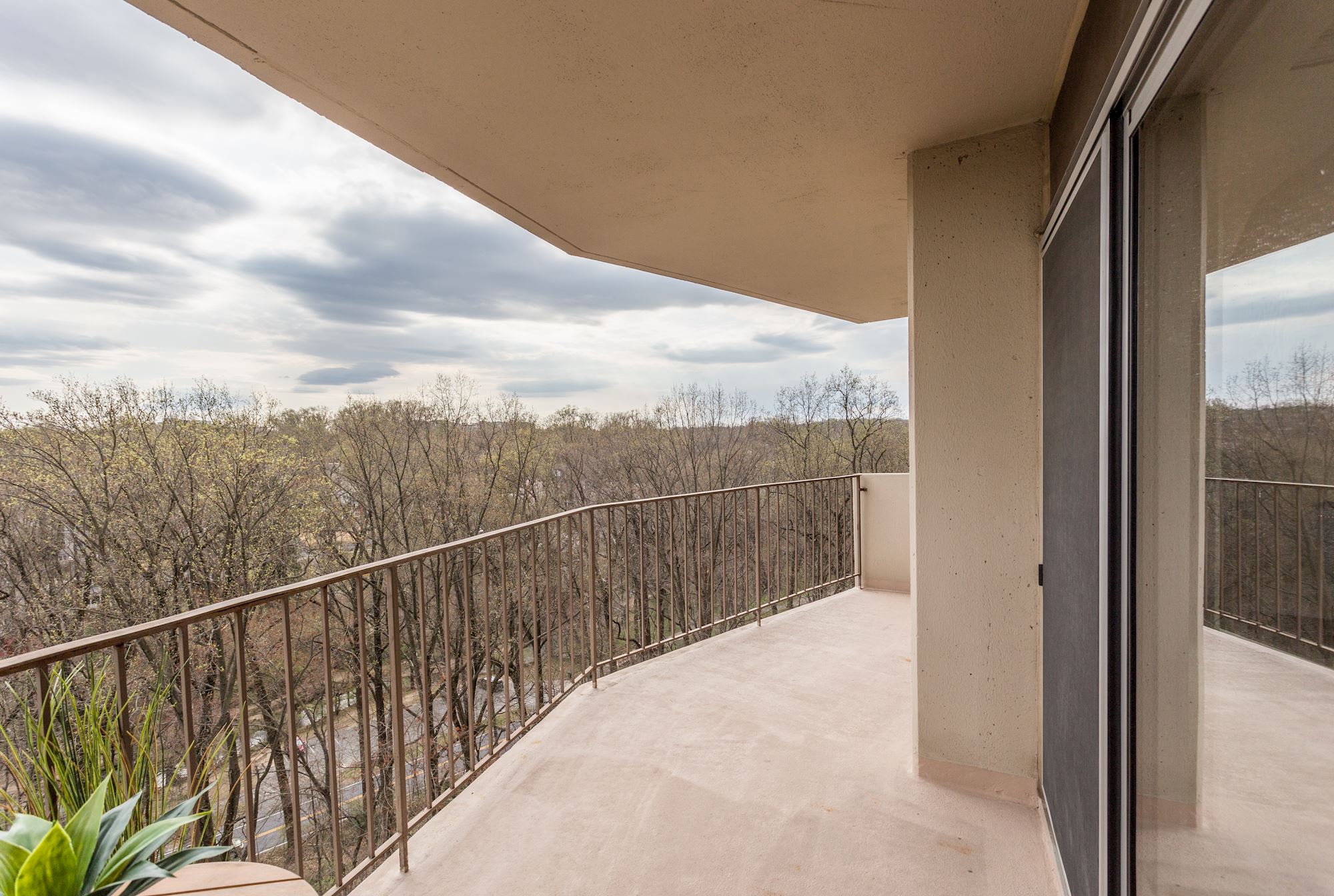 With sweeping treetop views toward downtown Silver Spring